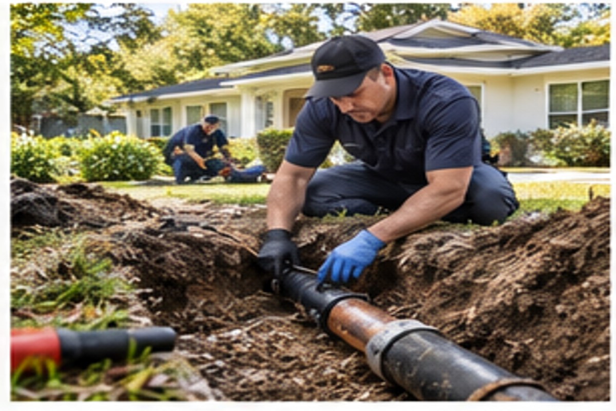 Plumbing drain service equipment